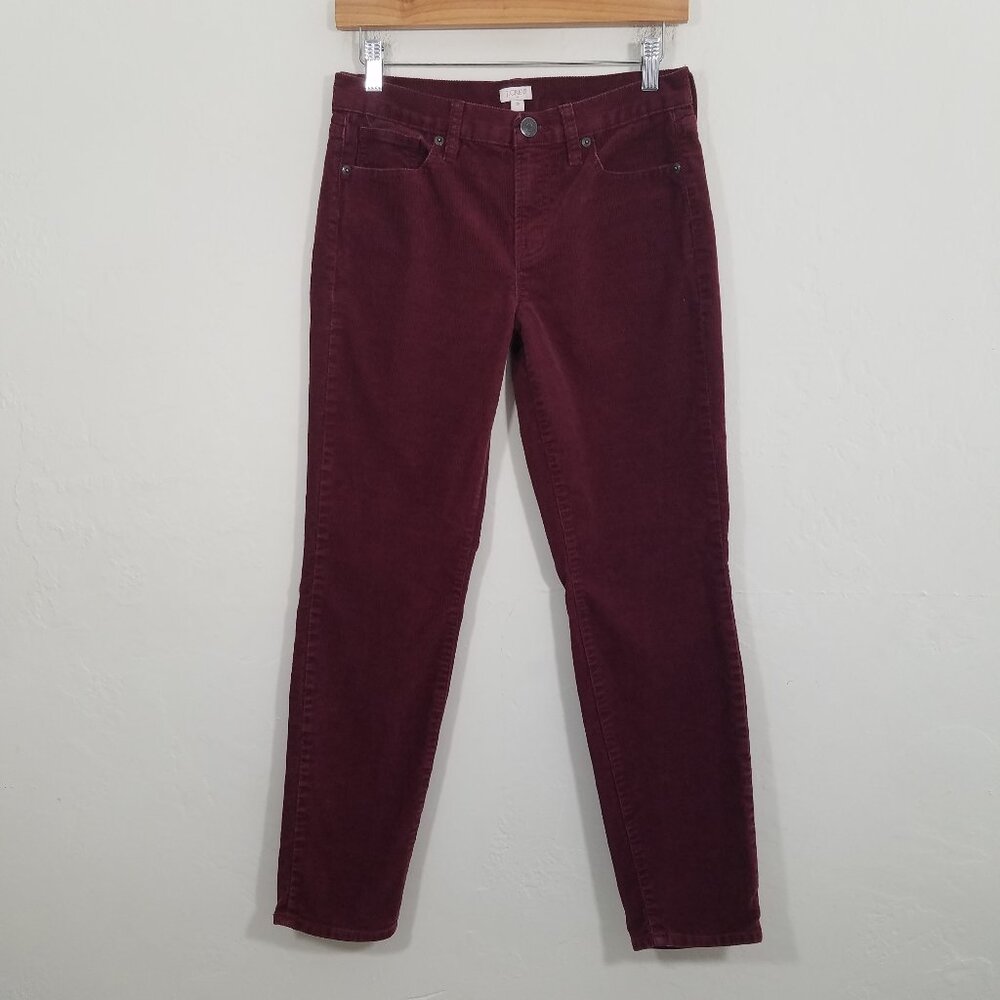 J. Crew Burgundy Corduroys